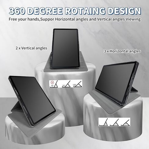 بالنسبة إلى IPAD Pro 11 Inch Case 2024 (M4) 360 ، فإن الدقة التناوب ، غطاء ذكي مع Auto Wake/Sleep Case لـ iPad Pro 11 Inch 5th Generation 2024 - Floral Flower in Kuwait