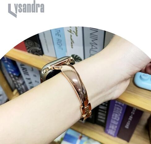 Lysandra متوافق مع Spade & Co Health Smartwatch 4 ، معصم معصم رائع من الفولاذ المقاوم للصدأ ، وحزام بديل أنيق متوافق مع Spade & Co Health Smartwatch 4 / 22mm Lug Watch in Kuwait