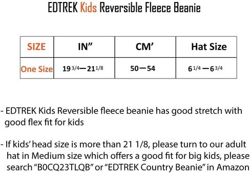 Edtrek Kids Tech Tech Beanie Hat - Boys Boys Girls Fleece Winter Winter Country Beanie in Kuwait