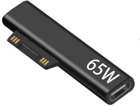 65W USB C لشاحن السطح مع قابس DC مصنوع لـ Microsoft Surface Pro 9 ، 8 ، 7+ ، 7 ، 6 ، 5 ، 4 ، 3 ، X ، Windows Surface Lap-Top 5 ، 4 ، 3 ، 2 ، 1 ، Studio ، سلك الطاقة للكتاب السطحي 2 ، 1 ، السطح GO 3 ، 2 ، 1 in Kuwait