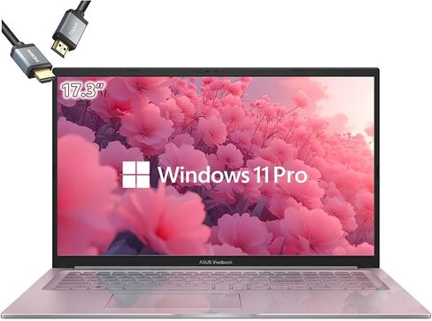 ASUS Vivobook 17 inch Laptop - Intel Core 5 120U Beat AMD Ryzen 7 5700U - Backlit Keyboard - Windows 11 Pro -17.3 Large Screen FHD - 40GB RAM -1TB SSD -Computadora Portátil -Wi-Fi 6-2024 in Kuwait