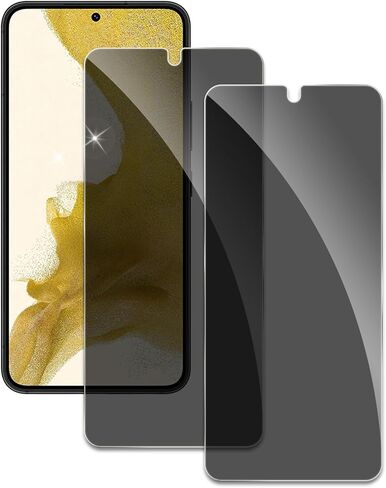 2 حزمة شاشة شاشة الخصوصية لـ Samsung Galaxy S22 Plus ، فيلم زجاجي مضاد للتجسس ، صلابة 9H ، حماية حافة الترقية ، التثبيت السهل ، خالية من الفقاعة ، ودية للحالة in Kuwait