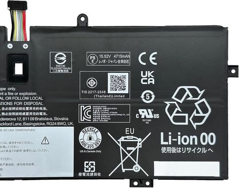 L21C4PH0 L21D4PH0 بطارية الكمبيوتر المحمول 75WH 4835MAH 4 خلايا 15.52V متوافق مع Lenovo IdeaPad Yoga 9-14iap7 82LU / Yoga 9-14IRP8 83B1 Series L21B4PH0 in Saudi Arabia