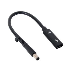 JSER Type C USB-C Female Input to DC Power PD Charge Cable fit for Laptop 18-20V (7.4x5.0mm)…