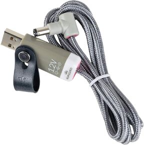 myVolts Ripcord USB to 12V DC Power Cable Compatible with Elektron Digitakt/Digitone/Digitone Keys/Octatrack MKII - Power Your Gear from USB