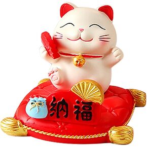 Phone Holder,Cute Lucky Cat Phone Stand for Car Dashboard Home Office Desktop (Good Luck)