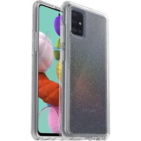 OtterBox Symmetry Clear Series Case for Samsung Galaxy A51 (Non 5G Version)- Stardust (Silver Flake/Clear)