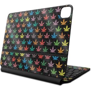 Glossy Glitter Skin Compatible With Apple Magic Keyboard for iPad Air 11-inch (M2) 2024 - Sticky Icky Icky - Premium 3M Vinyl Protective Decal Cover - Easy To Apply | Crafted in the USA by MightySkins