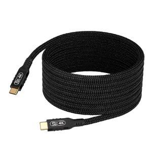 USB c Data Cable 10ft/3m，USB 3.2 gen 2 Cable USB c Fast Charging Cable 240 watt,USB c Cable Video and Power 4k,USB-c USB-c Monitor Cable，,USB c Long Charging Cable,USB c to USB c Black