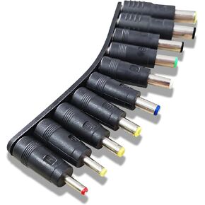 10PCS DC Connector Jack Power Supply Plug 5.5 x 2.1mm Universal Laptop Charger Compatible with Lenovo, Dell, HP, Asus, Acer, Toshiba, Sony, Barrel Connector Set