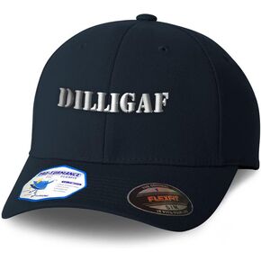 Flexfit Hats for Men & Women Dilligaf Letters Polyester Dad Hat Baseball Cap