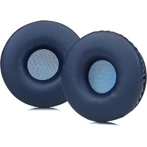 Replacement Earpads for Sony MDR-XB550AP MDR-XB450AP MDR-XB450 Extra Bass On-Ear Headphones,Ear Pads Cushions with Noise Isolation Memory Foam,Soft Protein Leather-Blue