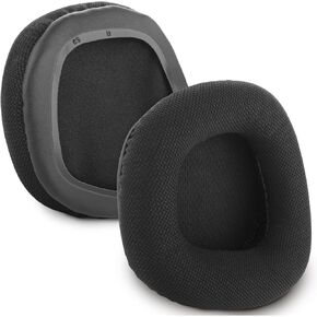 Corsair Void Pro Replacement Ear Pads Compatible with Corsair Void/Corsair Void PRO RGB/Void Elite/Surround Wired & Wireless RGB USB Gaming Headsets with Black Mesh Fabric,Ear Muffs Memory Foam EARP