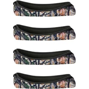 Viokko 4 Pack Neoprene Rifle Scope Optics Cover Cover Riflescope Protective Bag Bage Protect