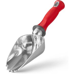 Garden Weasel Potting Scoop - Oversized | Dig and Transport | Planting and Gardening Hand Digging Tools, Heavy Duty Soil Scoop, Mini Gardening Shovel | 91362
