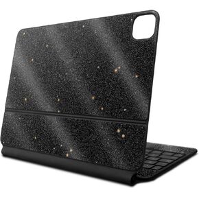Glossy Glitter Skin Compatible with Apple Magic Keyboard for iPad Air 11-inch (M2) 2024 - Deep Space - Premium 3M Vinyl Protective Wrap Decal Cover - Easy to Apply | Crafted in The USA by MightySkins