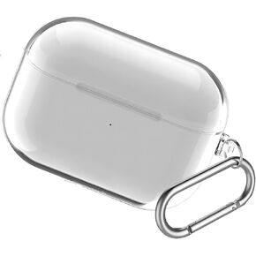 Case for AirPods Pro Clear Protective Cover Transparent Key Chain Strap Protection Wireless Charging