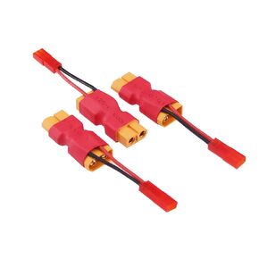 3pcs XT60 Male to Female Connector with in-line JST Female 20awg 5cm Cable Parallel Power Adapter for Camera Gimbal(B171-3)