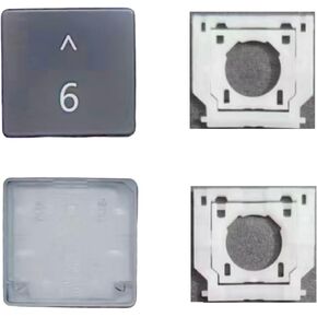 Replacement Digital 6 Keycap Keys and Hinges Compatible for Surface Laptop 3/4/5 13.5/15inch 1867 1868 1872 1873 1950 1951 1952 1953 Keyboard 6 Key Cap (Black)
