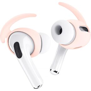 1 Pair Ear Hooks Covers for Apple AirPods Pro 1，Upgraded Anti-Slip Sports Ear Covers Accessories Compatible with AirPods Pro Generation 1 (Pink)