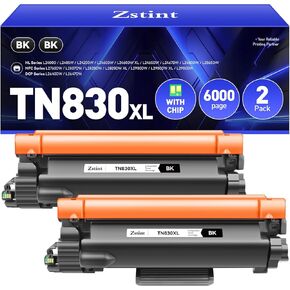 TN760 Toner for Brother Printer Replacement for Brother TN760 TN730 TN-760 TN-730 High Yield Black Cartridge MFC-L2710DW MFC-L2750DW HL-L2350DW HL-L2370DW HL-L2395DW HL-L2390DW DCP-L2550DW MFC-L2690DW