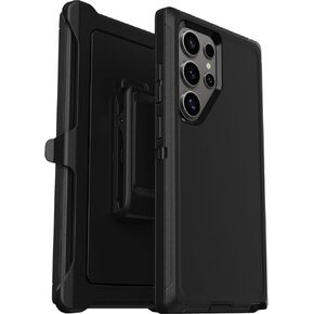 Defender Case Compatible with Samsung Galaxy S24 Ultra Case (Includes Holster Clip Kickstand) Black
