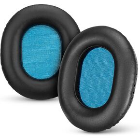 Replacement Earpads for Sennheiser HD8 / HD8 DJ / HD6 Mix Headphones - Soft PU Leather & Memory Foam Ear Pad for Additional Comfort by Brainwavz