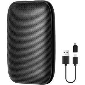Wireless Carplay Adapter, Wireless Carplay Android Auto AI Box with Netflix-YouTube Multimedia Video Player, Mirroring Wireless Dongle Adapter Suitable for Factory Cars with Wired CarPlay