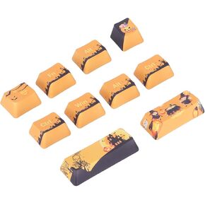 Halloween Keycaps, OEM Height Keyboard Keycaps, Easy Typing for Most Mechanical Keyboards