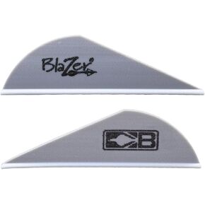 Bohning Blazer Vanes Silver 100 pk.