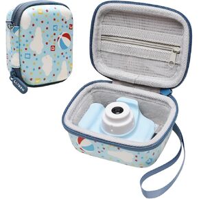 L LTGEM Kids Camera Case for VTech KidiZoom/ESOXOFFORE/Anchioo/Dylanto/Amzelas/WEEFUN/GKTZ/CAMKORY/Seckton and More Instant Print Camera for Kids,Kids Digital Camera,Kids Video Camera (Case Only)