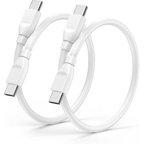 Google Pixel 9 USB C to USB C Cable 60W Fast Charging for Pixel 9 8 7 Pro XL Fold 8A 7A 6A,2Pack 1ft Short Samsung Type C Cord for Galaxy S25 S24 S23 S22 S21 S20 A16 A15 A14 A13 A55 A54 A53 5G