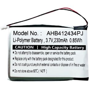 FITHOOD 14192-00 Battery for Jabra Pro 9400 9460 Pro 9465 Pro 9470 Pro 9450 14192-00 AHB412434PJ Battery