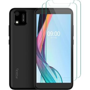 [2 Pack] for Foxx A55 Screen Protector Assurance Wireless Foxx Foxxd A55 Screen Protector 5.5" [9H Hardness] [Anti-Scratch] [Anti-Fingerprint] [Case Friendly] Tempered Glass Screen Protector