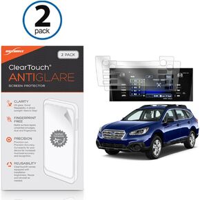 BoxWave Screen Protector Compatible with Subaru 2016 Outback Display (7 in) - ClearTouch Anti-Glare (2-Pack), Anti-Fingerprint Matte Film Skin