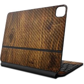 Carbon Fiber Skin Compatible with Apple Magic Keyboard for iPad Air 11-inch (M2) 2024 - Why Knot - Premium 3M Vinyl Protective Wrap Decal Cover - Easy to Apply | Crafted in The USA by MightySkins