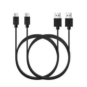 USB A to USB C Cable, USB Type C Cable, 2 Pack [3FT, 3FT], Fast Charging Cable, High Speed Data Transfer Cable, For Galaxy S10 S9, Moto G, LG V30, Beats Fit Pro, iPhone 16 15 and More, Trustable