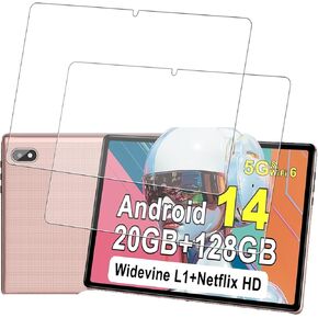 Screen Protector for UJJ U6 Android 14 Tablet 10.1 inch 2024,Tempered Glass Film Anti-Scratch High Touch Sensitivity,2 Pack.