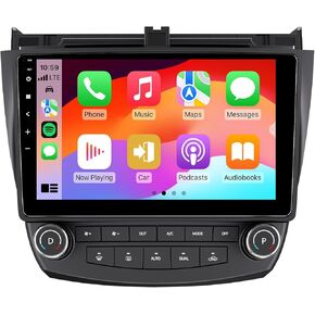 Eonon for Honda Accord 2003-2007 Android 13 Car Stereo, 10.1 Inch Wireless CarPlay & Android Auto GPS Navigation Head Unit with Bluetooth, Wi-Fi, Steering Wheel Controls, 2+32GB - HAC1X6