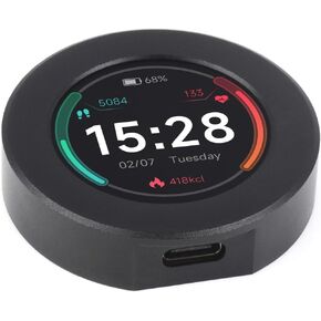 waveshare RP2350 MCU Board with 1.28inch Round LCD with Case 240×240 Pixels 65K Color IPS Display,Dual-core & Dual-Architecture Design,6-axis Sensor