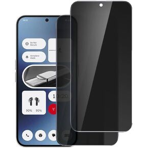 VIESUP for Nothing Phone (2a) Privacy Screen Protector, [2pack] Anti-spy Anti-Scratch Easy Install Tempered Glass for Nothing Phone (2a) 6.5"