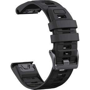22mm Watch Band for Garmin Fenix 8 47 mm/Fenix E/Fenix 7,Quickfit Silicone Bands for Garmin Fenix 7 Pro/Fenix 6/Fenix 6 Pro/Fenix 5/Fenix 5 Plus/Epix Pro Gen 2 47mm/Forerunner 965/955/945/935 for Men Women