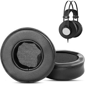 Replacement Earpads Cushion Compatible with AKG K72 K52 K92 K240 Headphones Ear Pads with Softer Protein Leather/Memory Foam