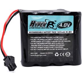 4.8V 1800mAh Ni-MH 4 Cell Rechargeable AA Battery Pack SM-2P Plug