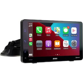 JENSEN JC7DM 7-inch Portable Wireless Dash Mount Car Stereo Radio Screen | Apple CarPlay Android | All Vehicles | Car Truck RV EV Tesla | Bluetooth Hands Free Calling & Music Streaming | USB Input