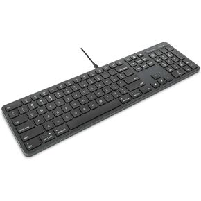 Targus - Full-Size Wired EcoSmart Keyboard 104 Key Keypad – Quiet Clicks – Instant Connectivity with Universal Compatibility (AKB874US)