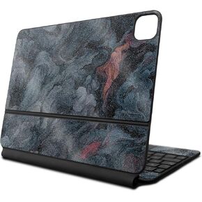 Glossy Glitter Skin Compatible With Apple Magic Keyboard for iPad Air 11-inch (M2) 2024 - Storm Cloud - Premium 3M Vinyl Protective Wrap Decal Cover - Easy To Apply | Crafted in the USA by MightySkins