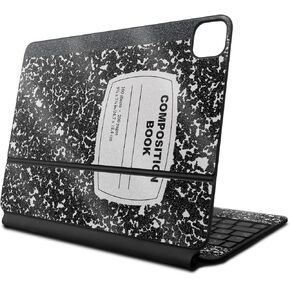 Glossy Glitter Skin Compatible With Apple Magic Keyboard for iPad Air 11-inch (M2) 2024 - Composition Book - Premium 3M Vinyl Protective Decal Cover - Easy To Apply | Crafted in the USA by MightySkins