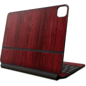 Skin Compatible with Apple Magic Keyboard for iPad Air 11-inch (M2) 2024 - Cherry Grain - Premium 3M Vinyl Protective Wrap Decal Cover - Easy to Apply | Crafted in The USA by MightySkins