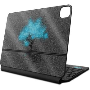 Glossy Glitter Skin Compatible with Apple Magic Keyboard for iPad Air 11-inch (M2) 2024 - Leaving Home - Premium 3M Vinyl Protective Decal Cover - Easy to Apply | Crafted in The USA by MightySkins